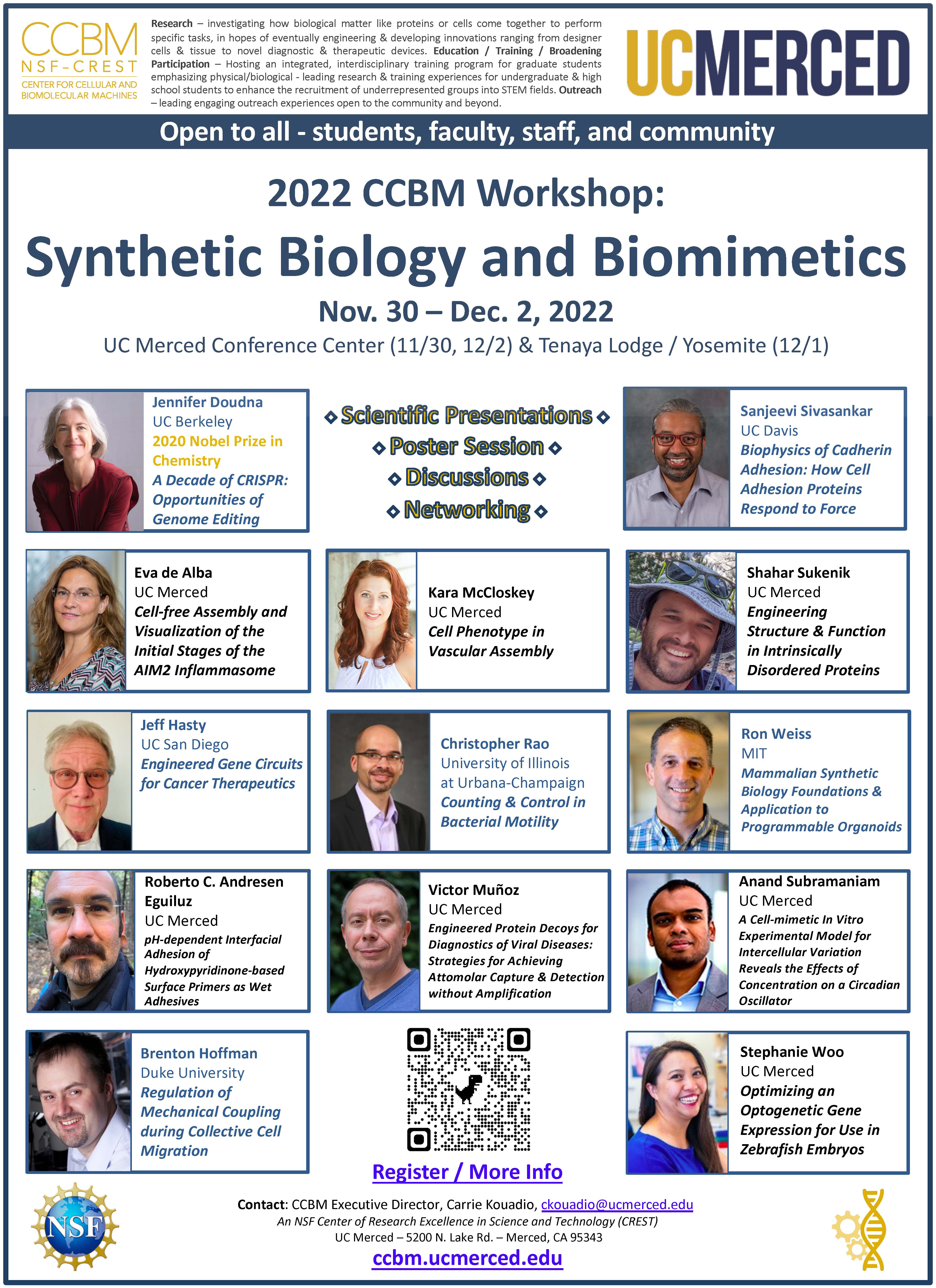 Synthetic Biology workshop flyer